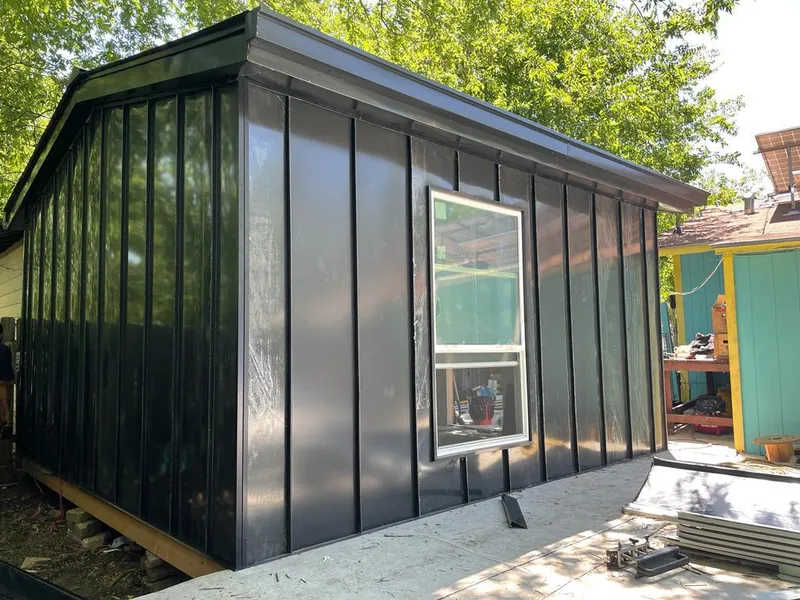 Black standing seam metal wall panels for Roof Inspection in Benton Harbor