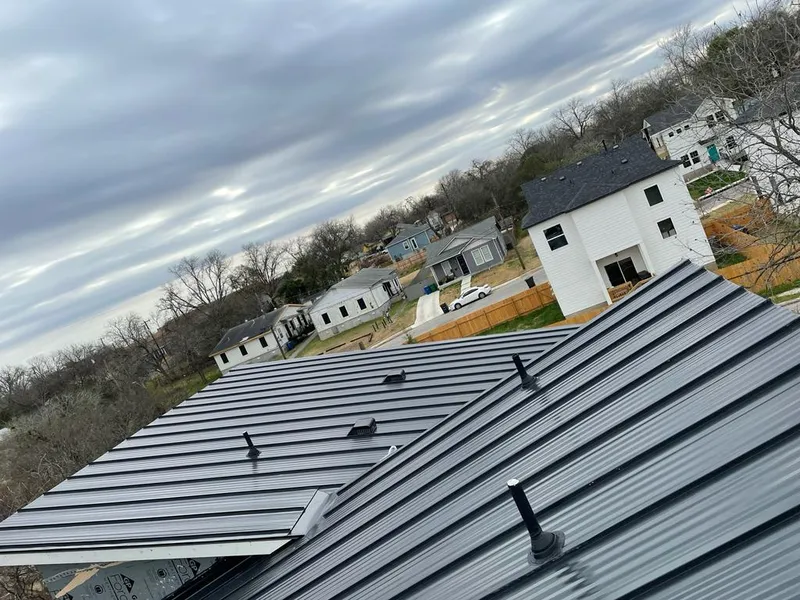 Standing seam metal roof panels with vents for Skylight Repair in Benton Harbor